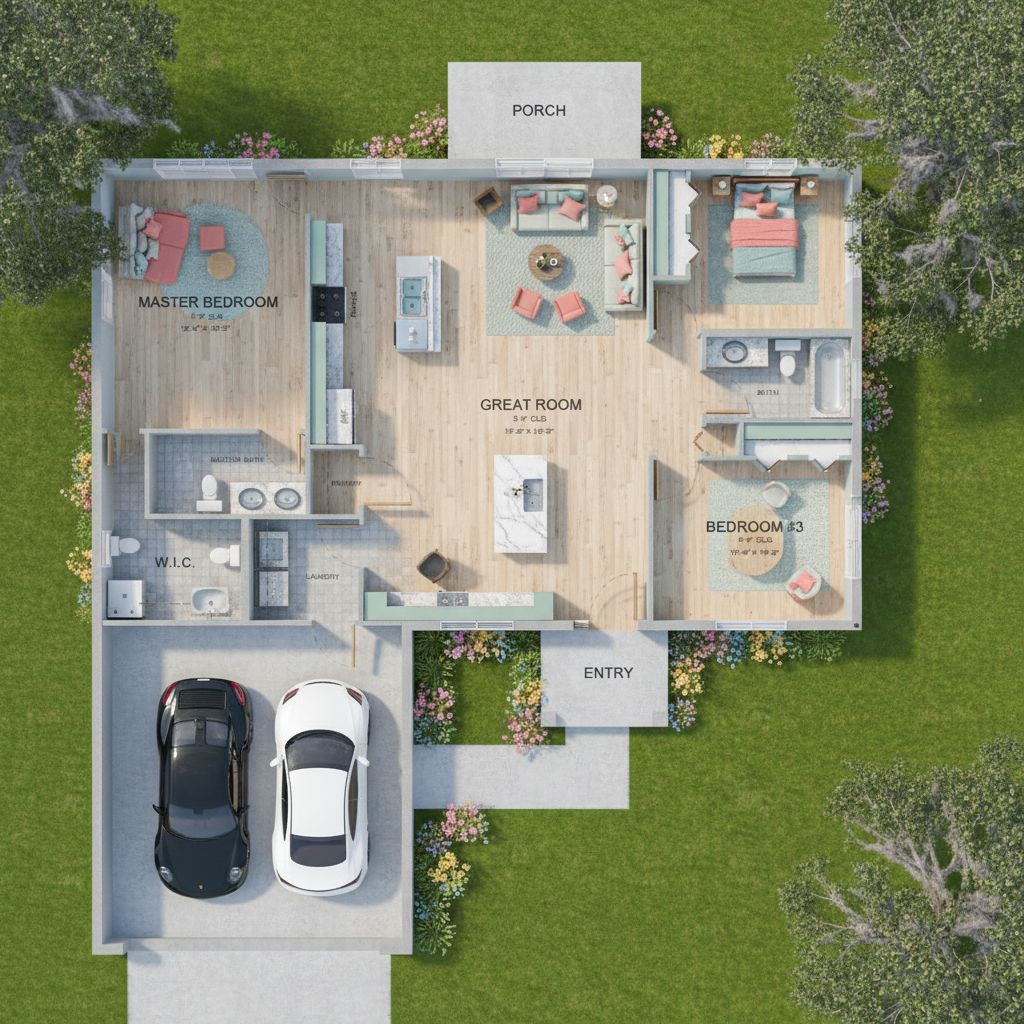 Model 1409 Floor Plan